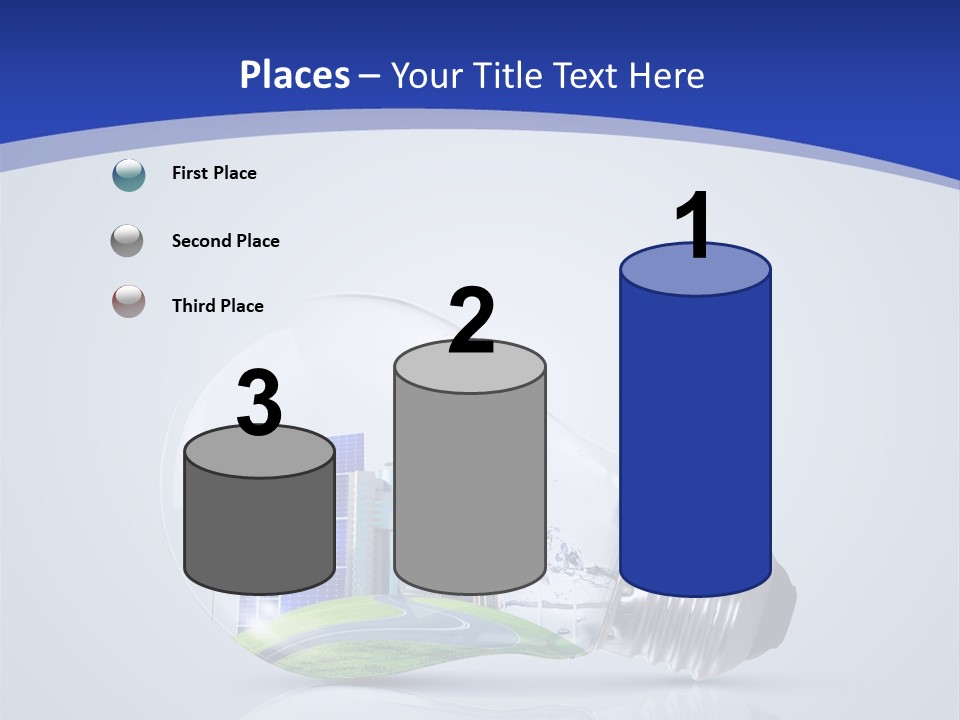 Incandescent Lamp Preserve PowerPoint Template