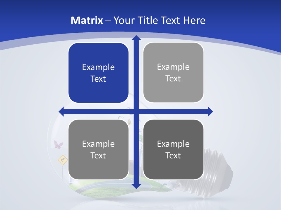Incandescent Lamp Preserve PowerPoint Template