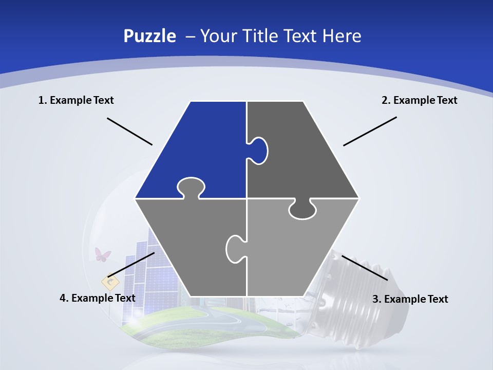 Incandescent Lamp Preserve PowerPoint Template