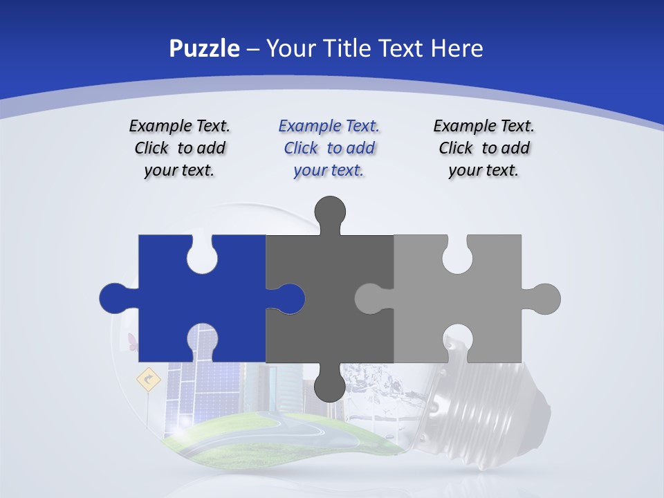 Incandescent Lamp Preserve PowerPoint Template