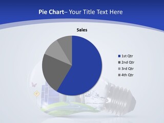 Incandescent Lamp Preserve PowerPoint Template