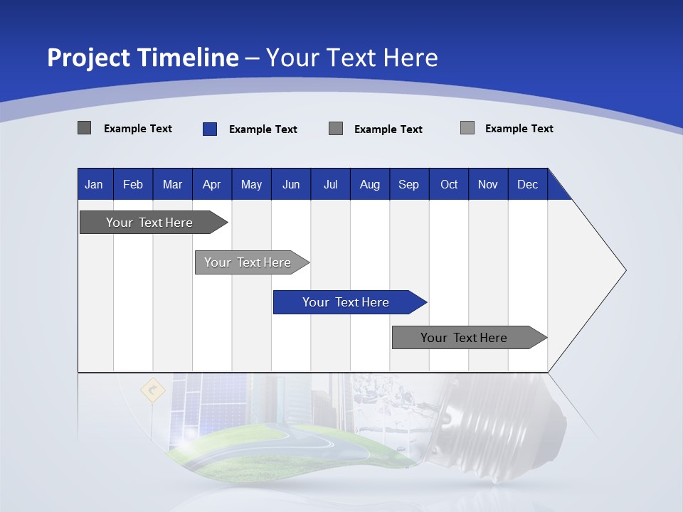 Incandescent Lamp Preserve PowerPoint Template