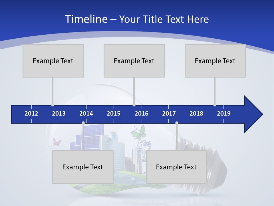 Incandescent Lamp Preserve PowerPoint Template