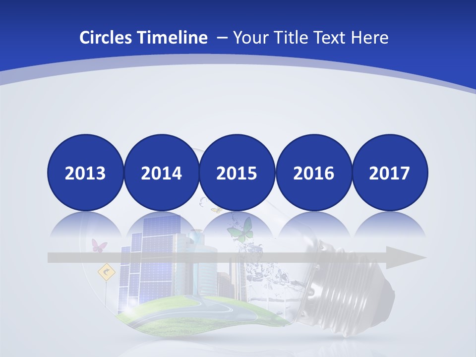 Incandescent Lamp Preserve PowerPoint Template