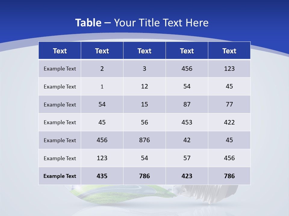 Incandescent Lamp Preserve PowerPoint Template