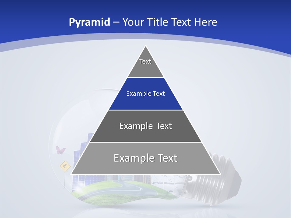 Incandescent Lamp Preserve PowerPoint Template