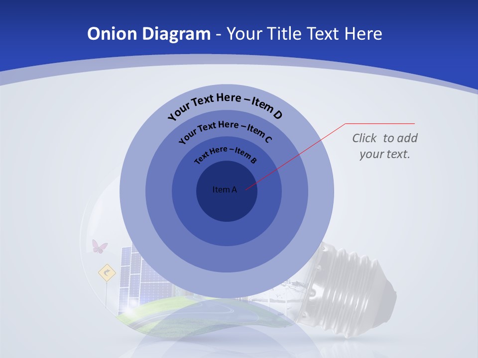 Incandescent Lamp Preserve PowerPoint Template
