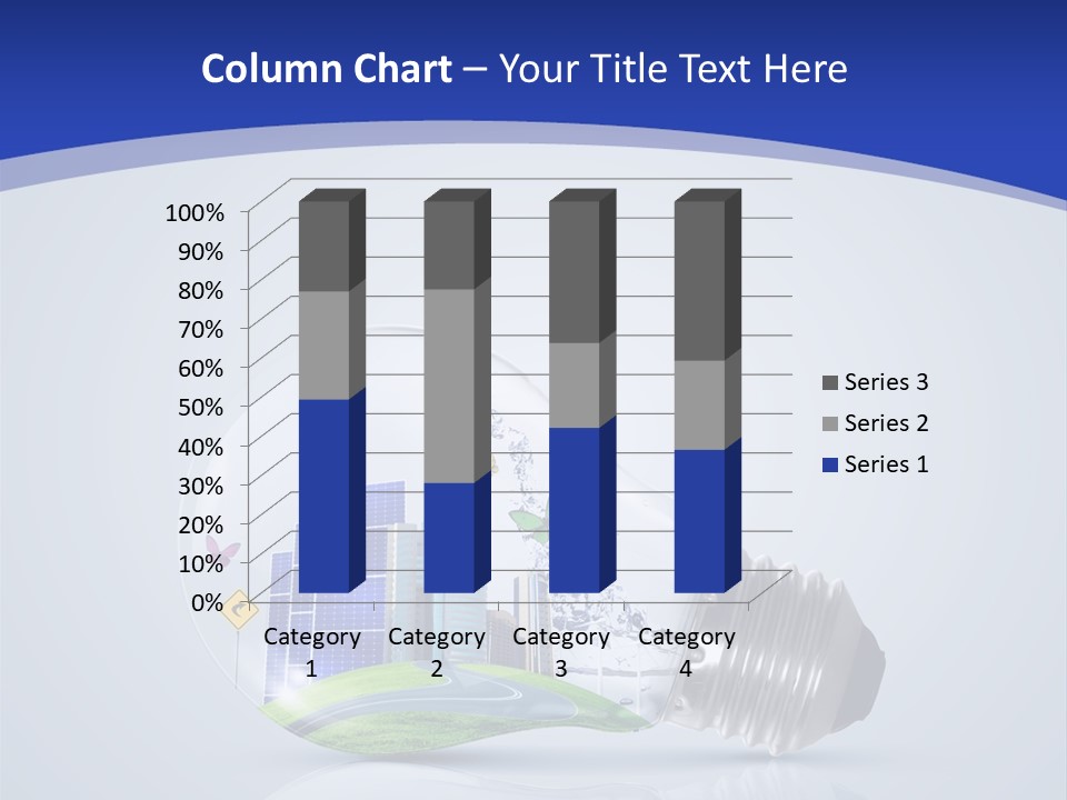 Incandescent Lamp Preserve PowerPoint Template