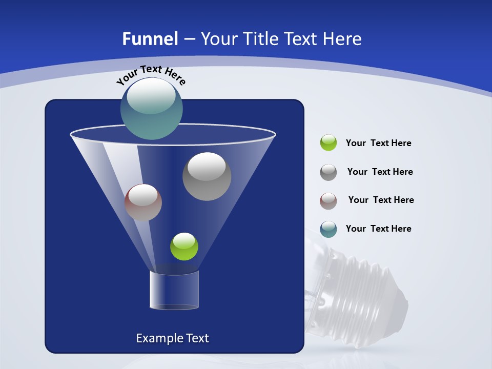 Incandescent Lamp Preserve PowerPoint Template
