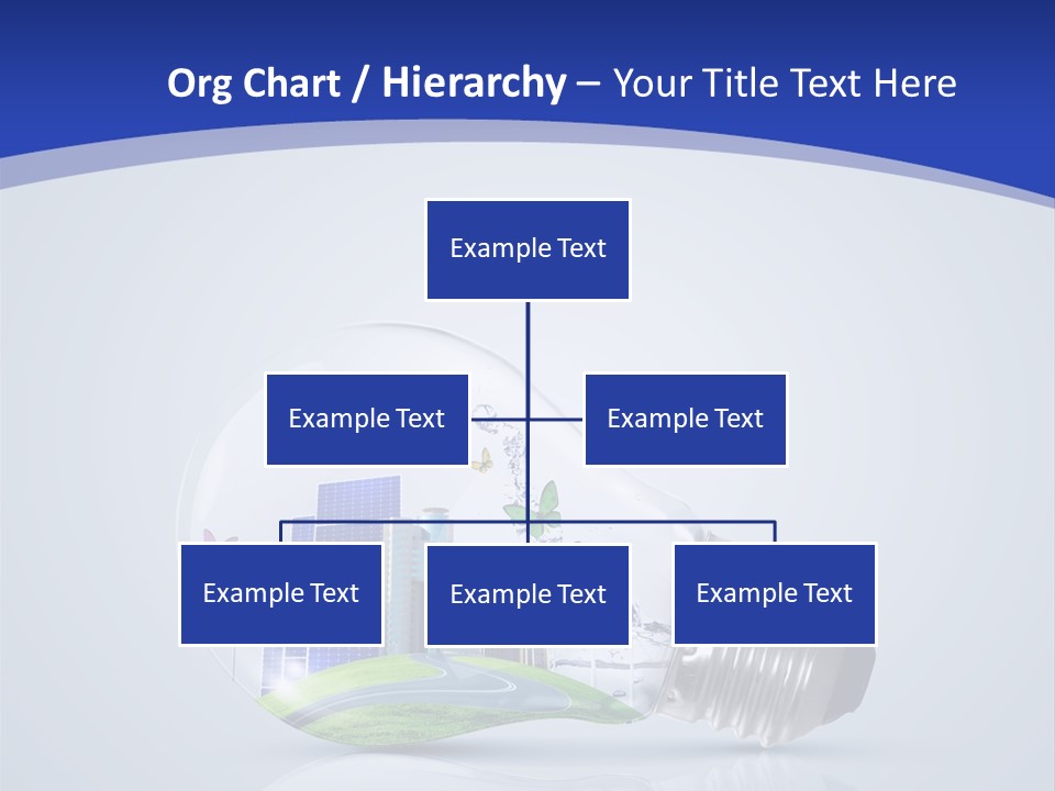 Incandescent Lamp Preserve PowerPoint Template