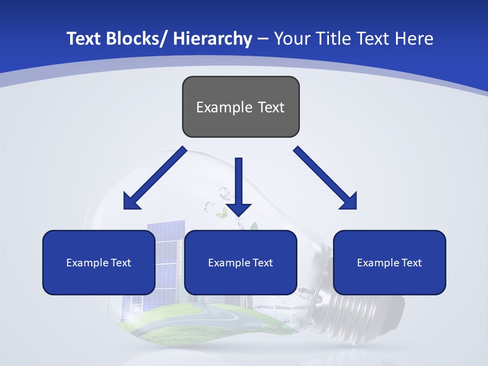Incandescent Lamp Preserve PowerPoint Template