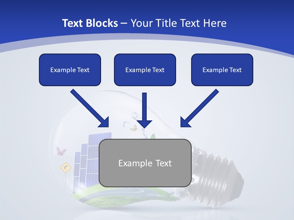 Incandescent Lamp Preserve PowerPoint Template