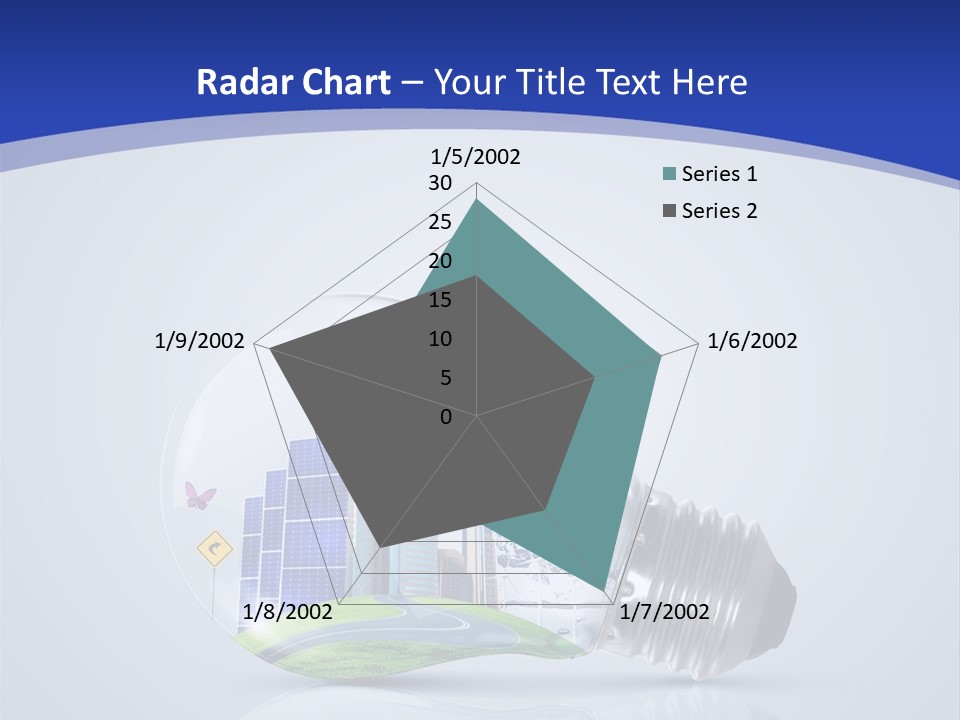Incandescent Lamp Preserve PowerPoint Template