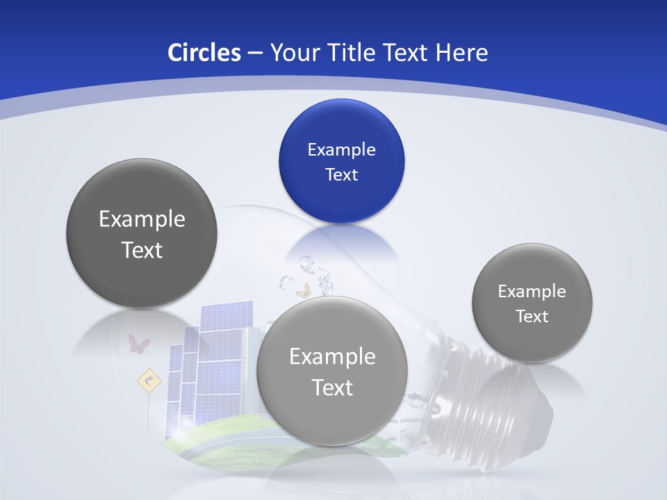 Incandescent Lamp Preserve PowerPoint Template