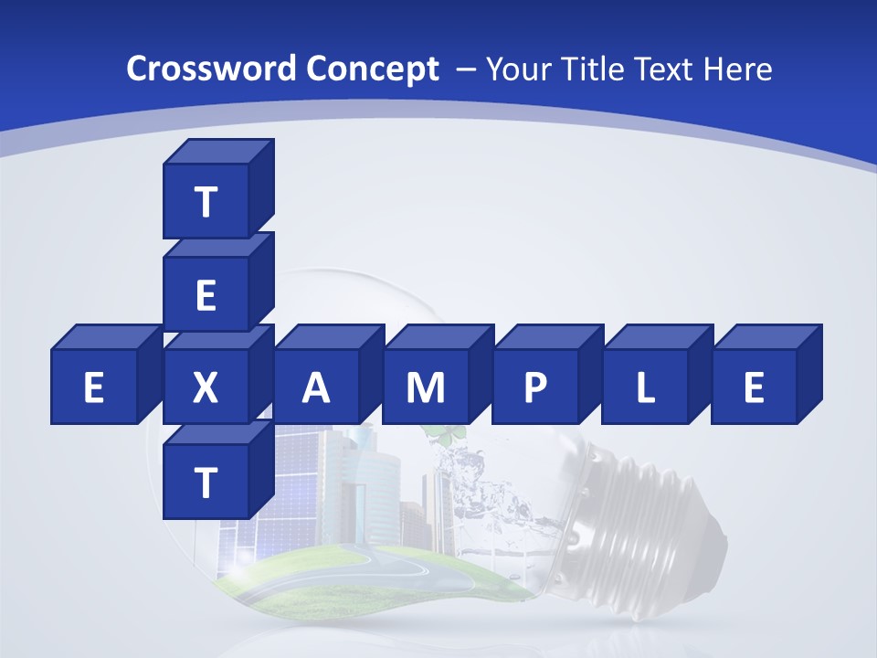 Incandescent Lamp Preserve PowerPoint Template