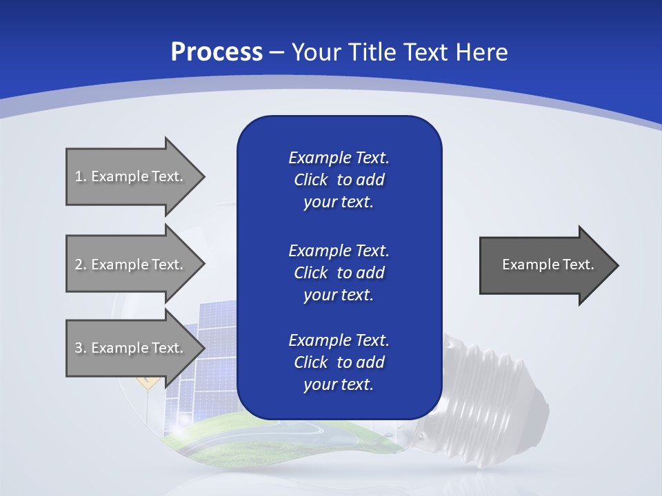 Incandescent Lamp Preserve PowerPoint Template