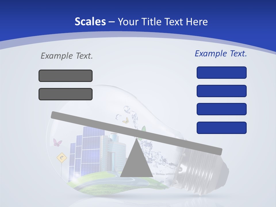 Incandescent Lamp Preserve PowerPoint Template