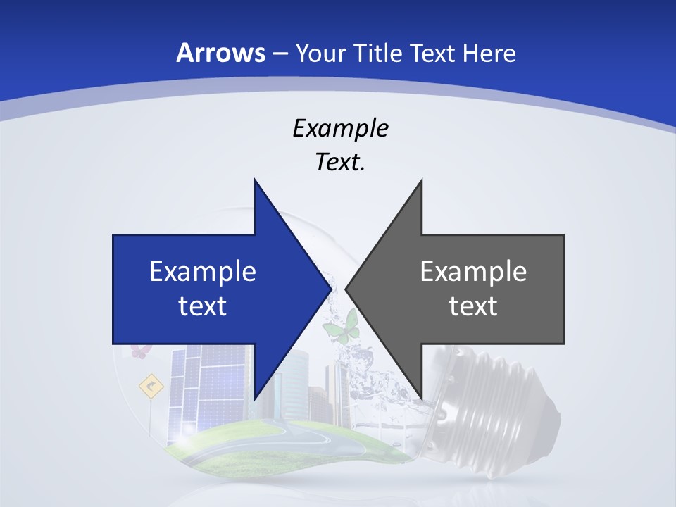 Incandescent Lamp Preserve PowerPoint Template