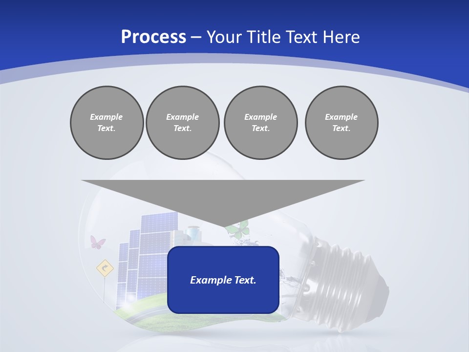 Incandescent Lamp Preserve PowerPoint Template