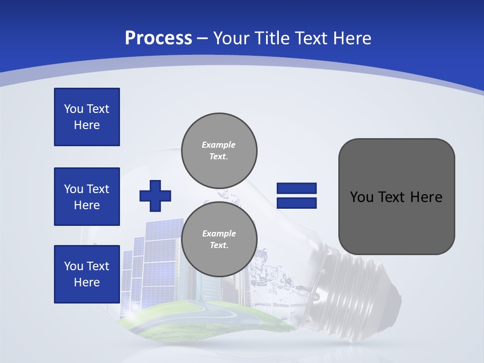 Incandescent Lamp Preserve PowerPoint Template