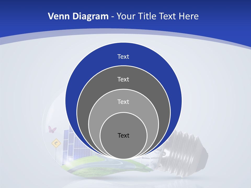 Incandescent Lamp Preserve PowerPoint Template