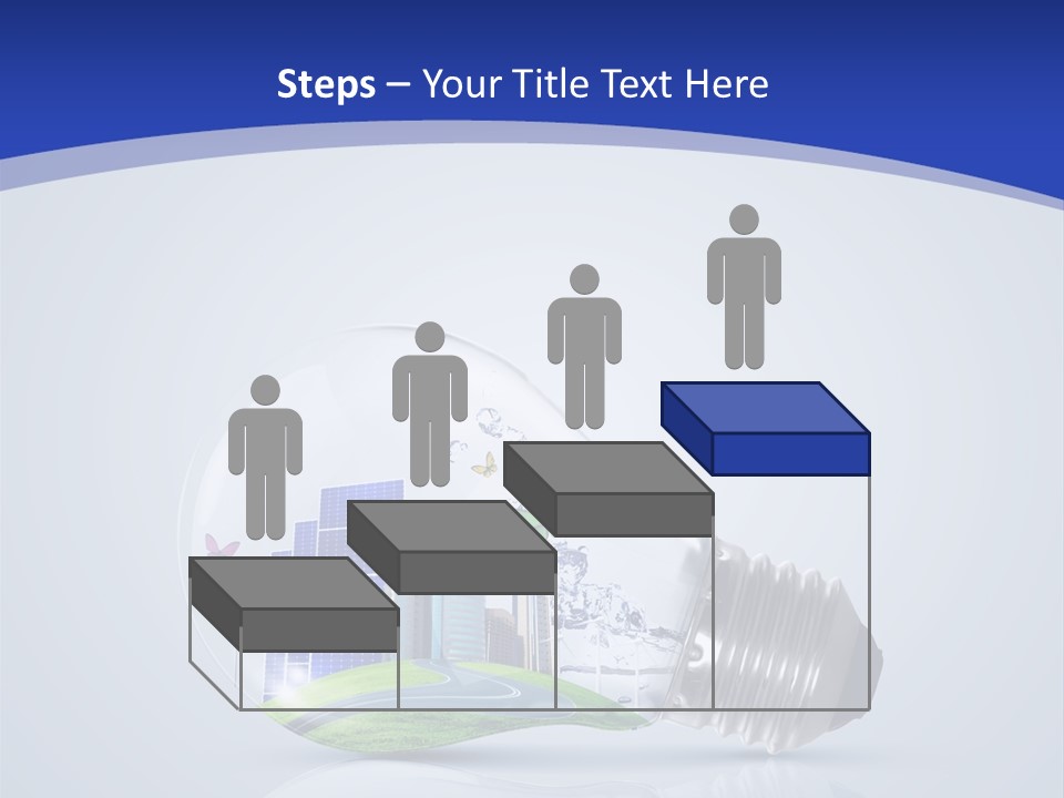 Incandescent Lamp Preserve PowerPoint Template