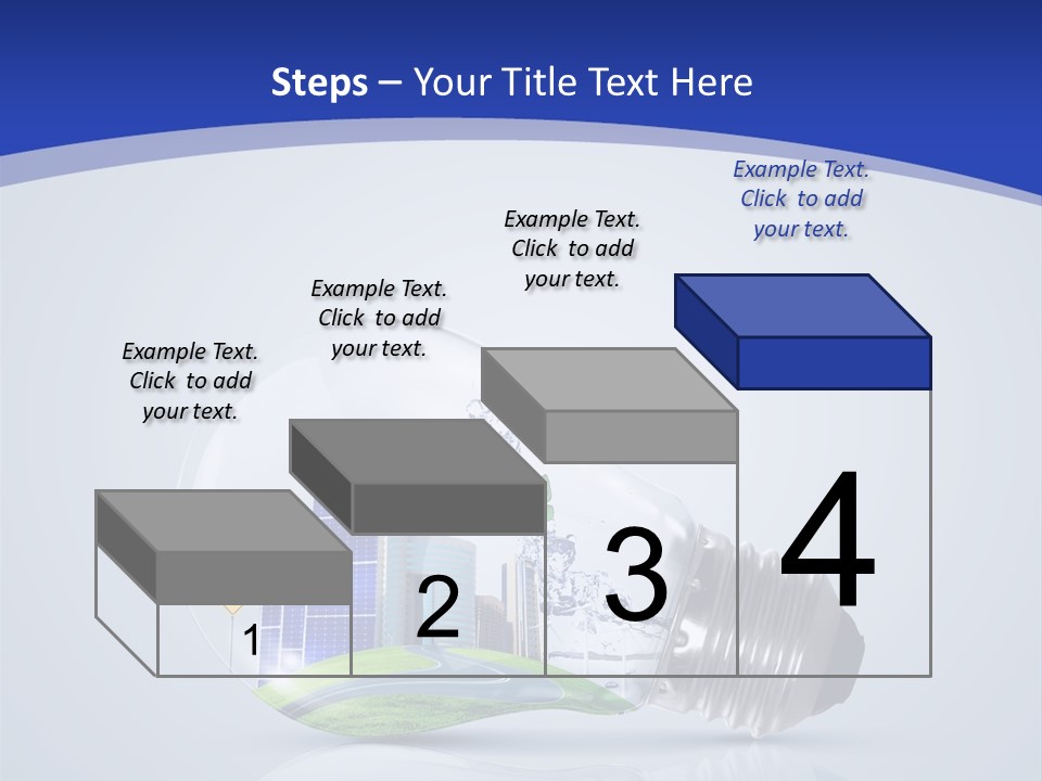 Incandescent Lamp Preserve PowerPoint Template
