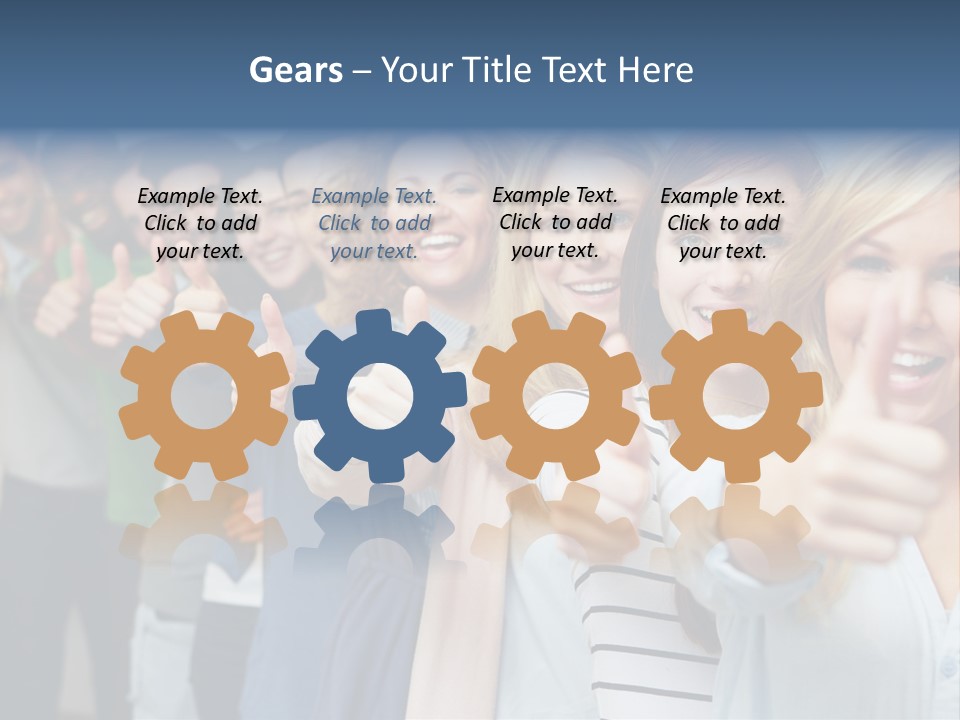 Successful Advanced Training Laugh PowerPoint Template