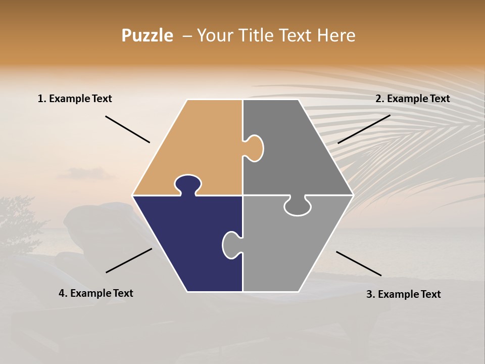 Beach Summer Palm PowerPoint Template