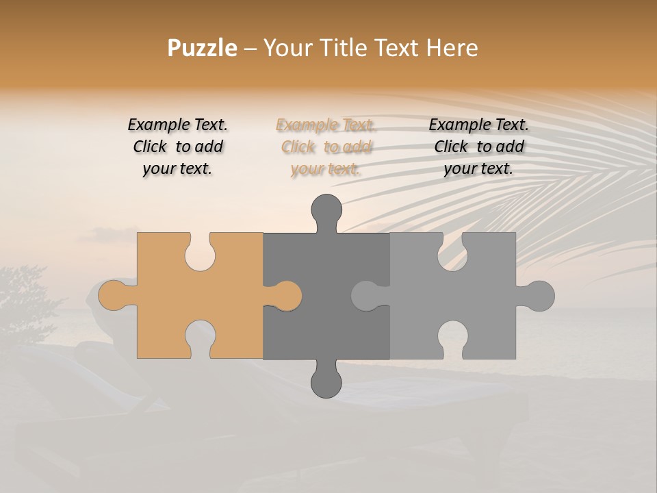 Beach Summer Palm PowerPoint Template