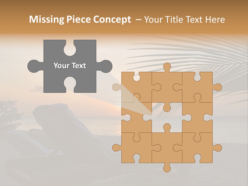 Beach Summer Palm PowerPoint Template