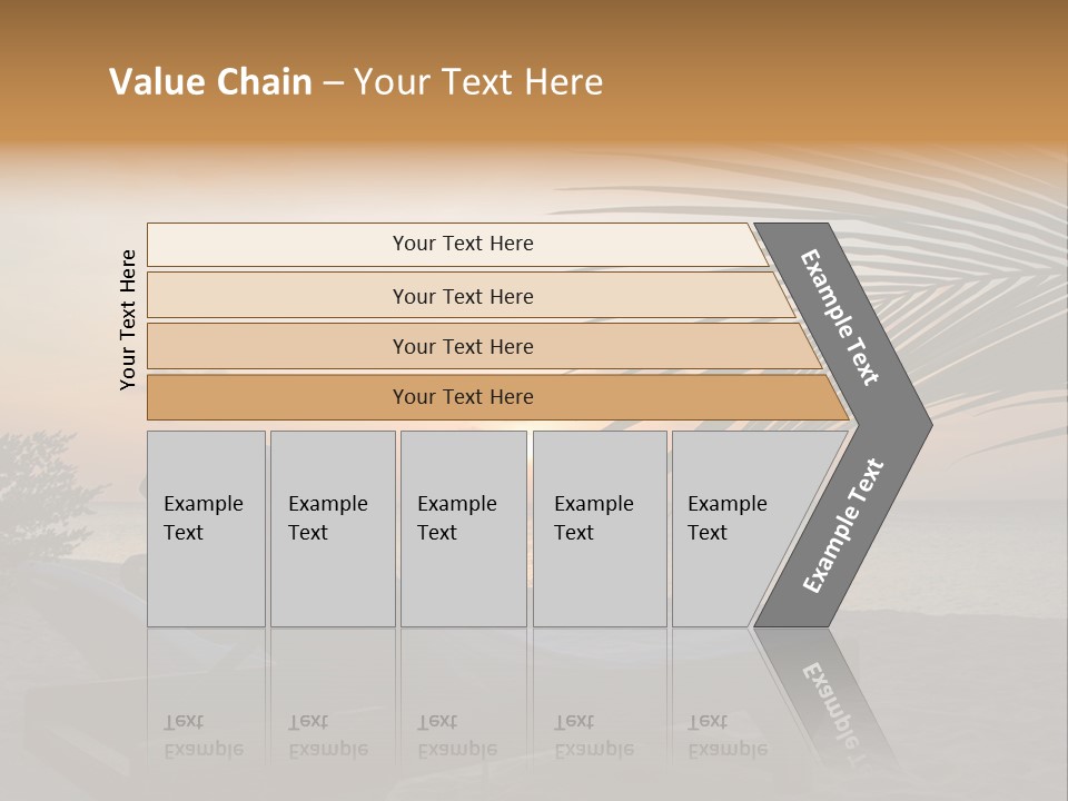 Beach Summer Palm PowerPoint Template