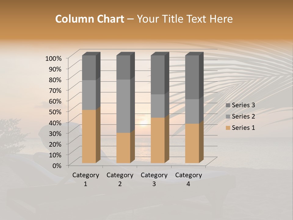 Beach Summer Palm PowerPoint Template