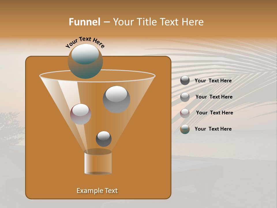 Beach Summer Palm PowerPoint Template