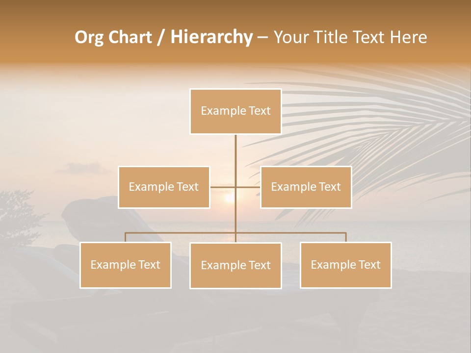 Beach Summer Palm PowerPoint Template