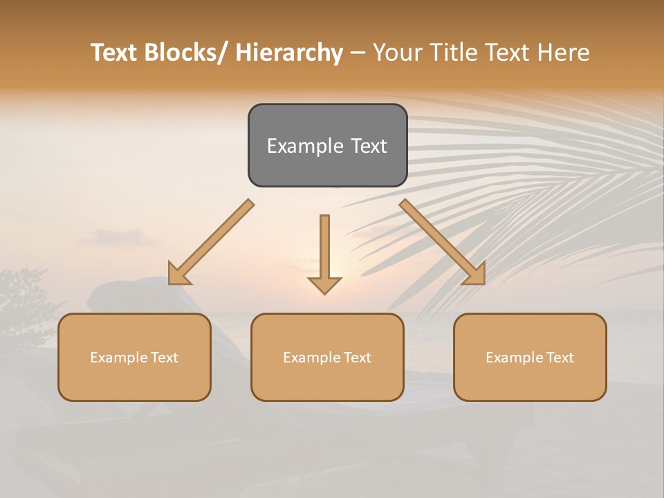 Beach Summer Palm PowerPoint Template