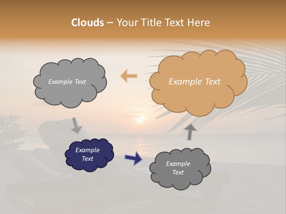 Beach Summer Palm PowerPoint Template