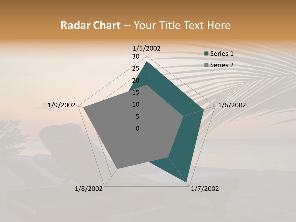 Beach Summer Palm PowerPoint Template