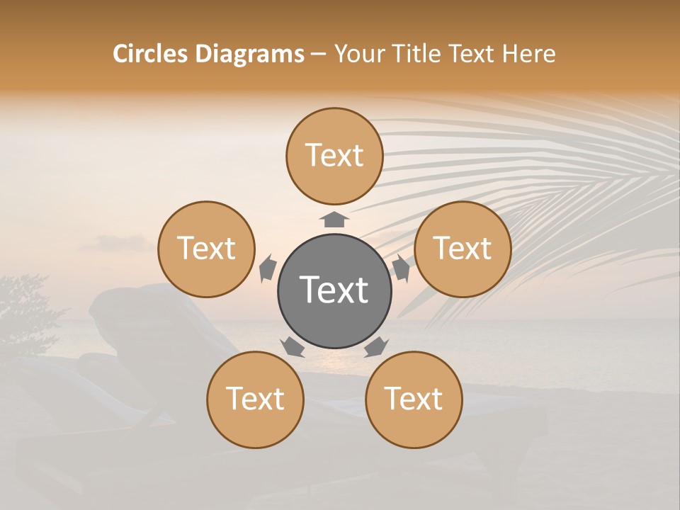 Beach Summer Palm PowerPoint Template