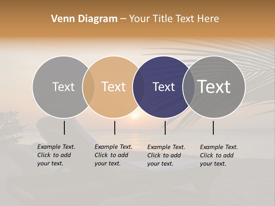 Beach Summer Palm PowerPoint Template