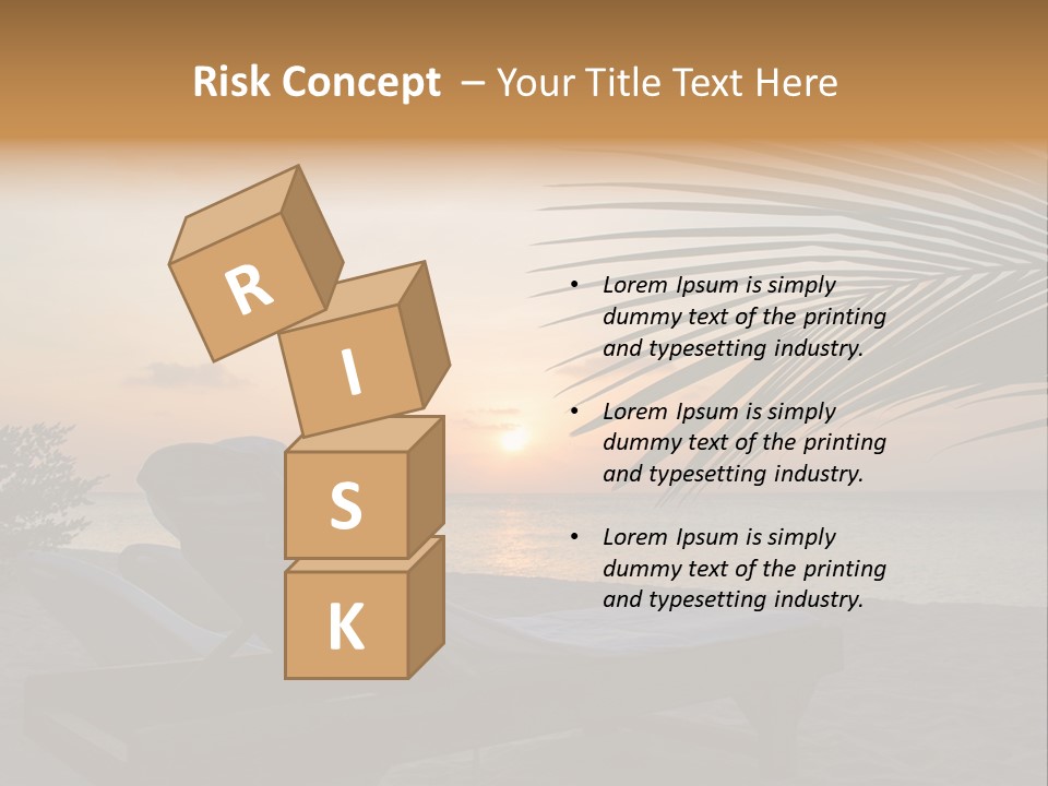 Beach Summer Palm PowerPoint Template