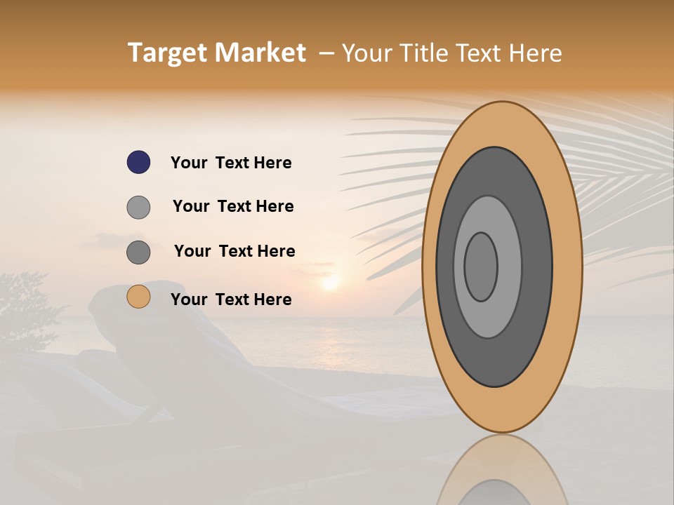 Beach Summer Palm PowerPoint Template