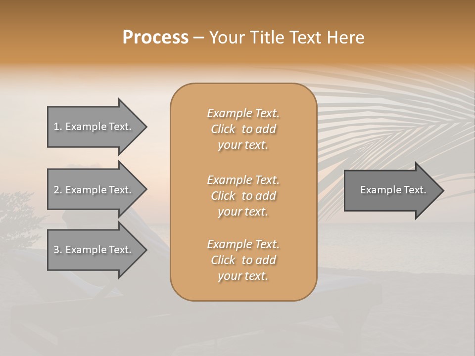 Beach Summer Palm PowerPoint Template