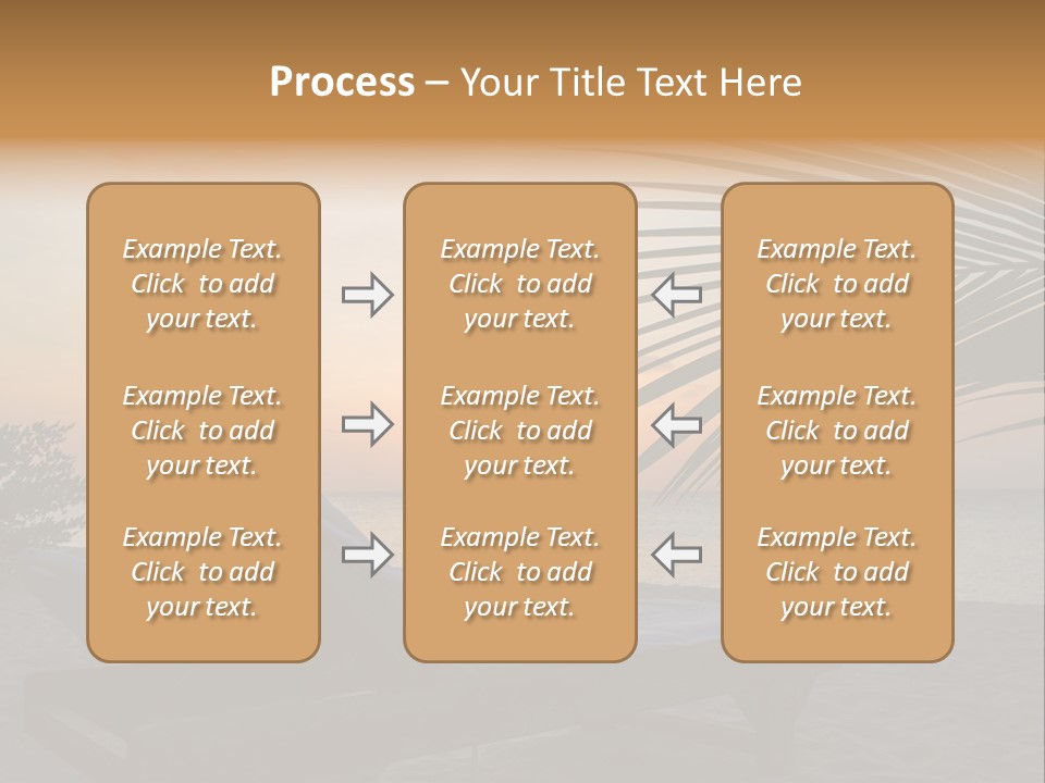 Beach Summer Palm PowerPoint Template