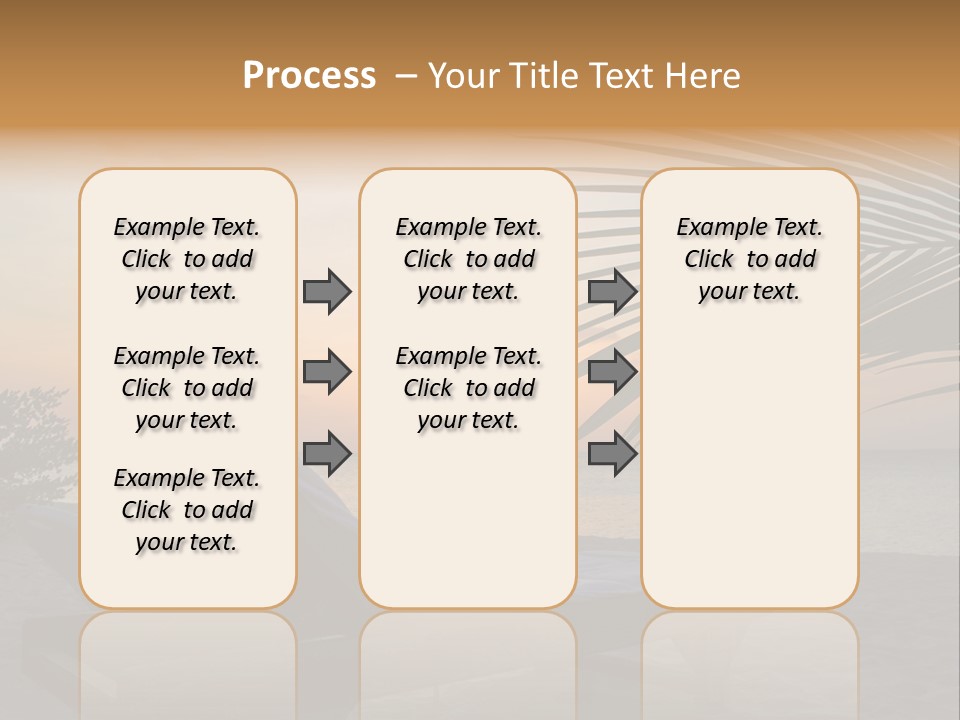 Beach Summer Palm PowerPoint Template
