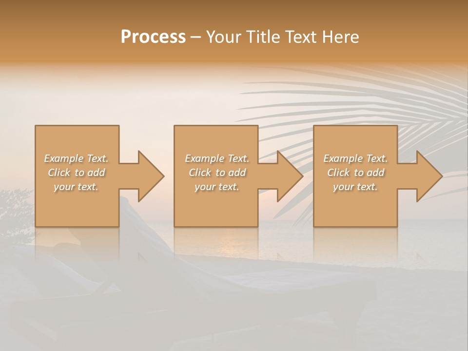 Beach Summer Palm PowerPoint Template