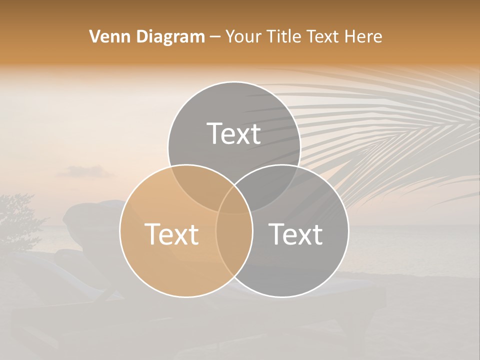 Beach Summer Palm PowerPoint Template