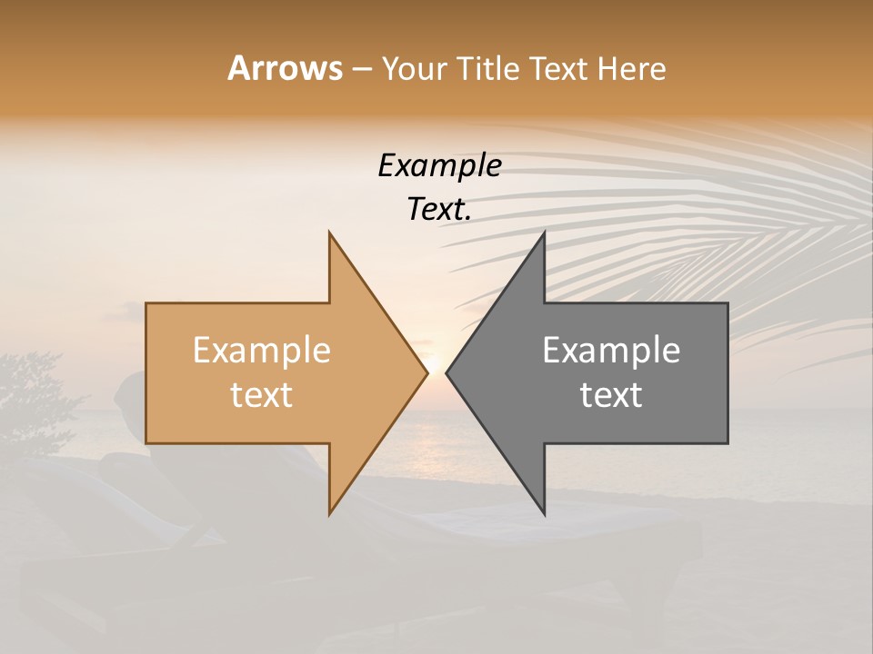 Beach Summer Palm PowerPoint Template