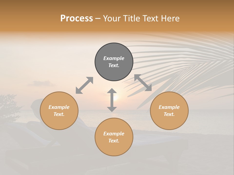 Beach Summer Palm PowerPoint Template