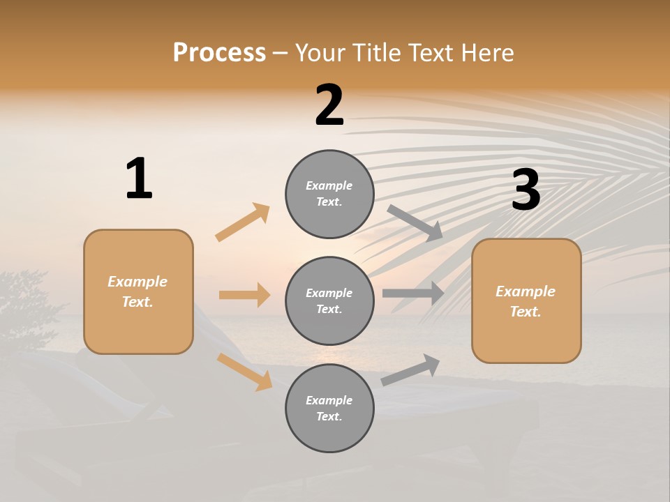 Beach Summer Palm PowerPoint Template